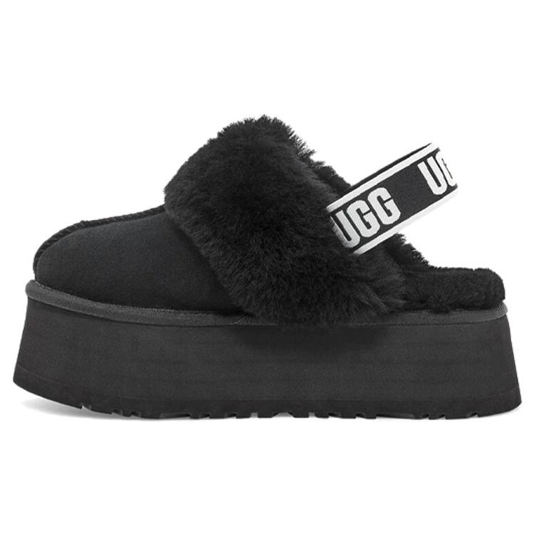 (WMNS) UGG Funkette Slipper Black Women s 1113474-BLK EU 36