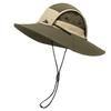 Men's Quick-Dry Color Block Sun Hat, UPF Sun Protection, Waterproof & Breathable; Ideal for Spring/Summer Outdoor Hiking & Sports.