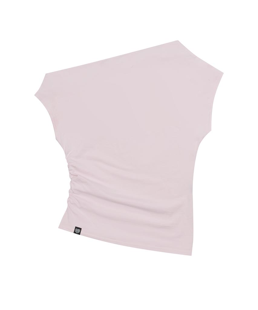 LUVISTRUE Sm Glitter Offshoulder Tee(Pink)