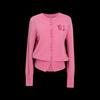 Tatou Sweetheart Knitted Wool Cardigan