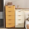 Drawer-Style Bedside Storage Cabinet, Thickened Plastic Gap Organizer, Bedroom Compact Organizer for Small Spaces Storage Unit