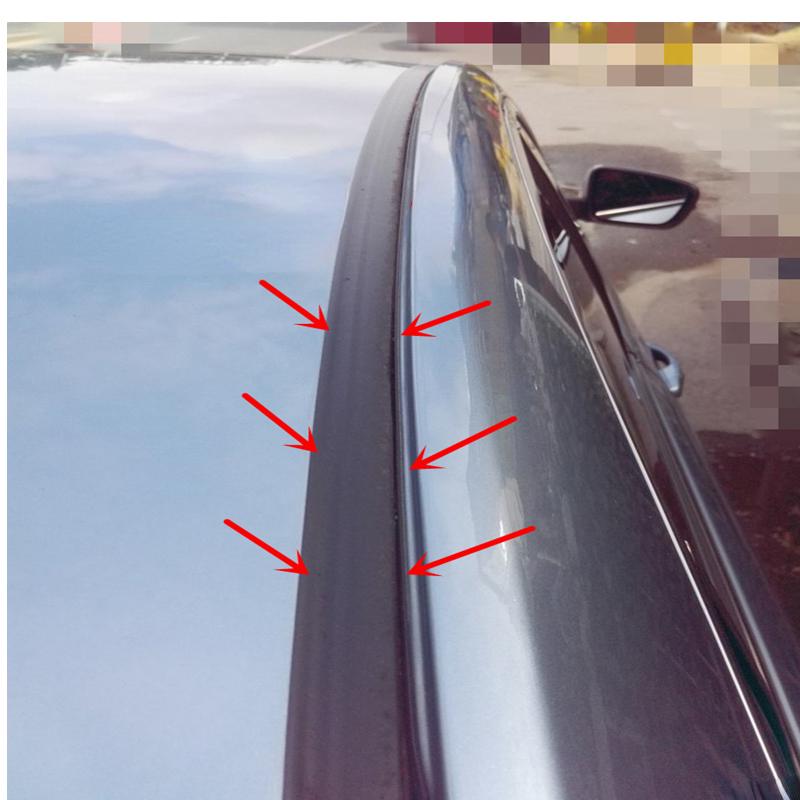140cm For Honda Civic Sedan 2012-2015 Car Roof Drip Finish Moulding Rubber Seal Strips With Metal Clip 74316TR0A01 74306TR0A01
