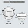 Hanyou Crystal Clear 14L Plastic Bucket and Basin Set