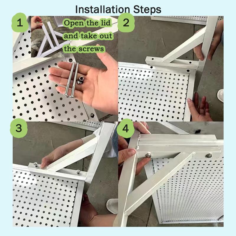 Metal Pegboard with Stand Movable Floor Standing Storage Rack Jewelry Hat Display Pegboard  Tools for Bedrooms Living Rooms and Kitchen