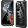 IP68 Waterproof Case for Samsung Galaxy S22+ Plus, Redpepper Dot+, Black