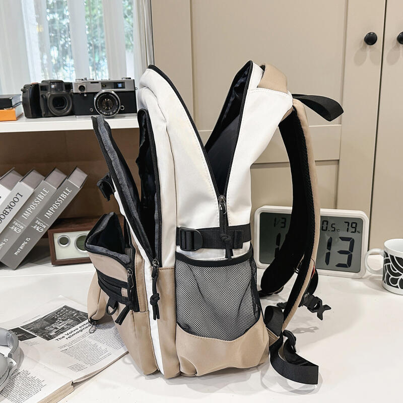 Junior High School Student Schoolbag Colored Large Capacity Backpack Campus Computer Backpack