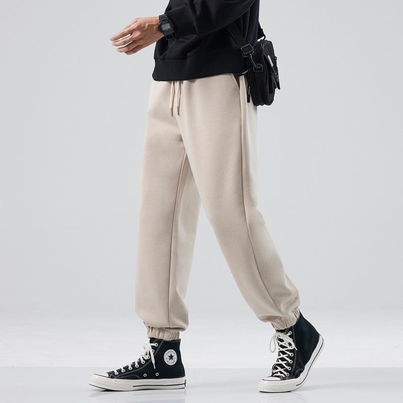 

Hansca2025 Men s Loose Knit Jogger Sweatpants - Spring/Summer Heavyweight Plus Size Casual Sports Pants 4XL for 195-220 lbs