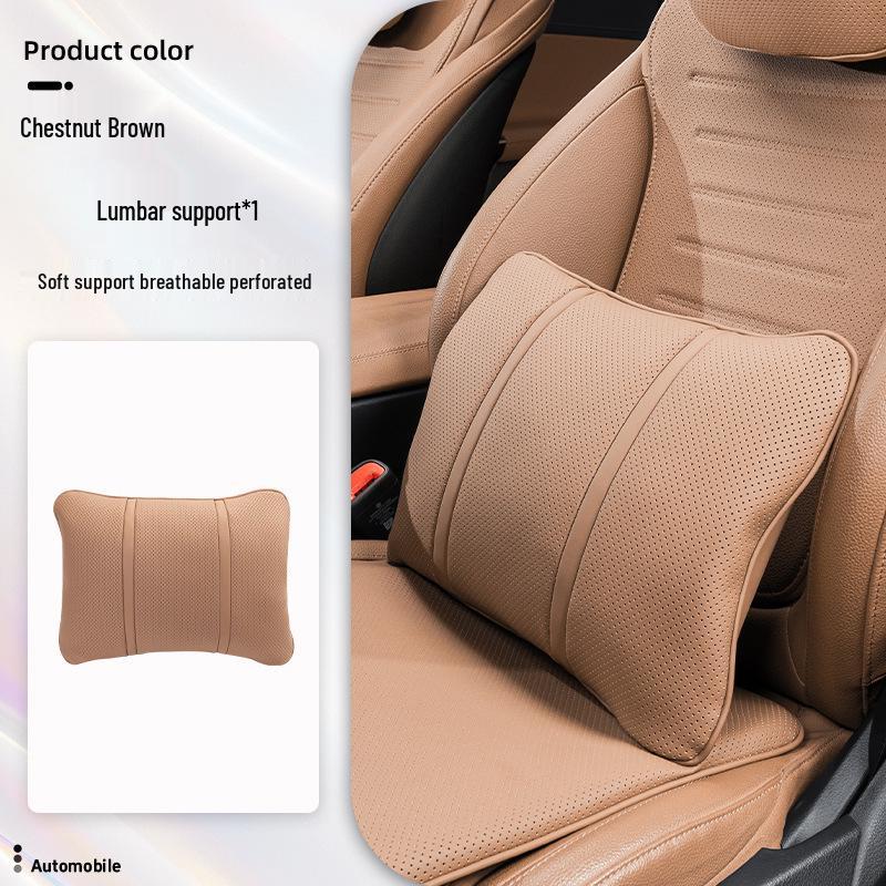 Luxurious Breathable Neck and Lumbar Seat Cushion Set for Maybach