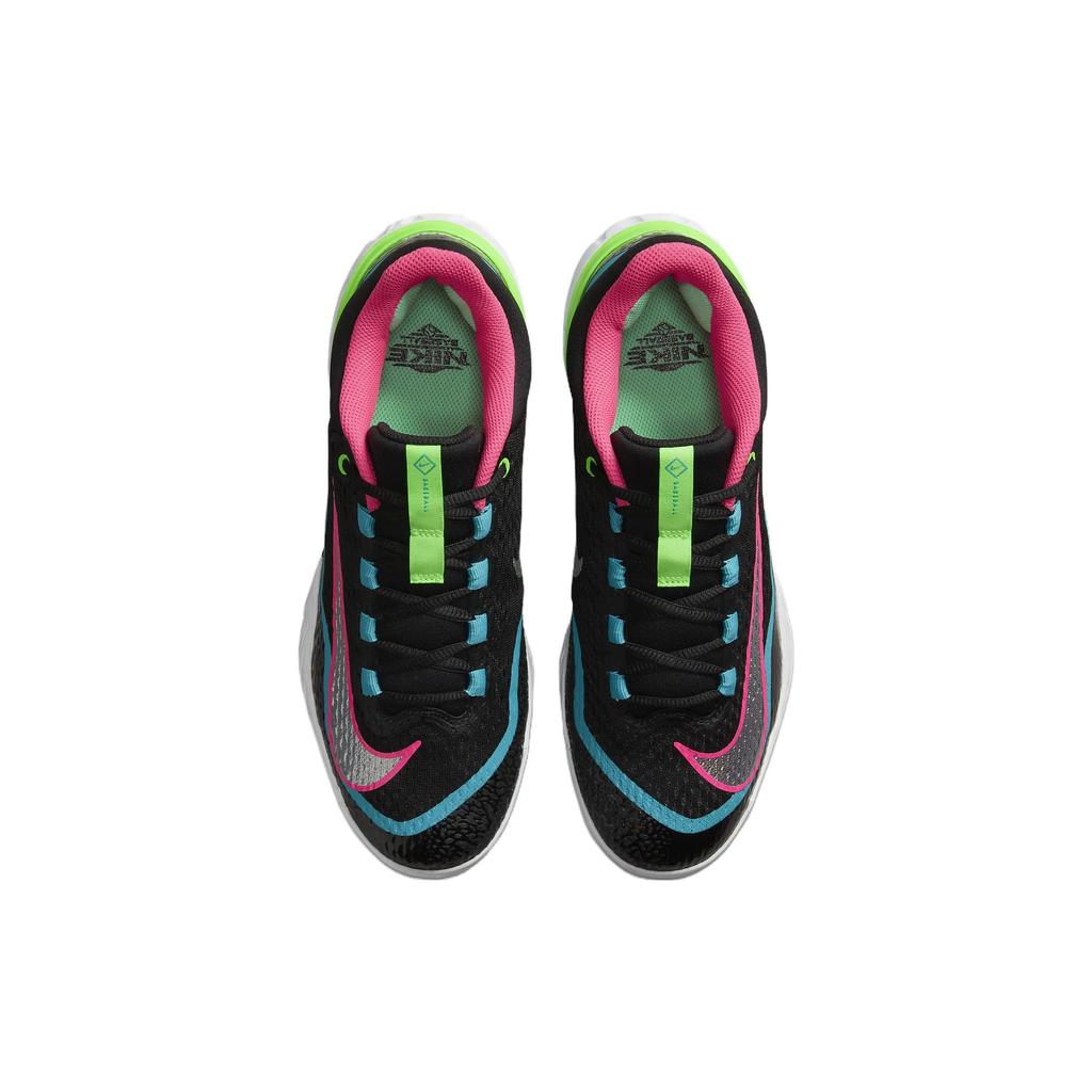 Nike Alpha Huarache Elite 4 Low Black Teal Pink Men Sneakers Teal-Nebula Hyper-Pink White DJ6521-002