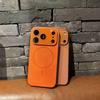 Magnetic Leather Texture Phone Case with Lens Film for iPhone 16 Pro Max