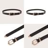Retro Style Ladies Waist Belt Set With Nickel Alloy Buckles And Natural Elements