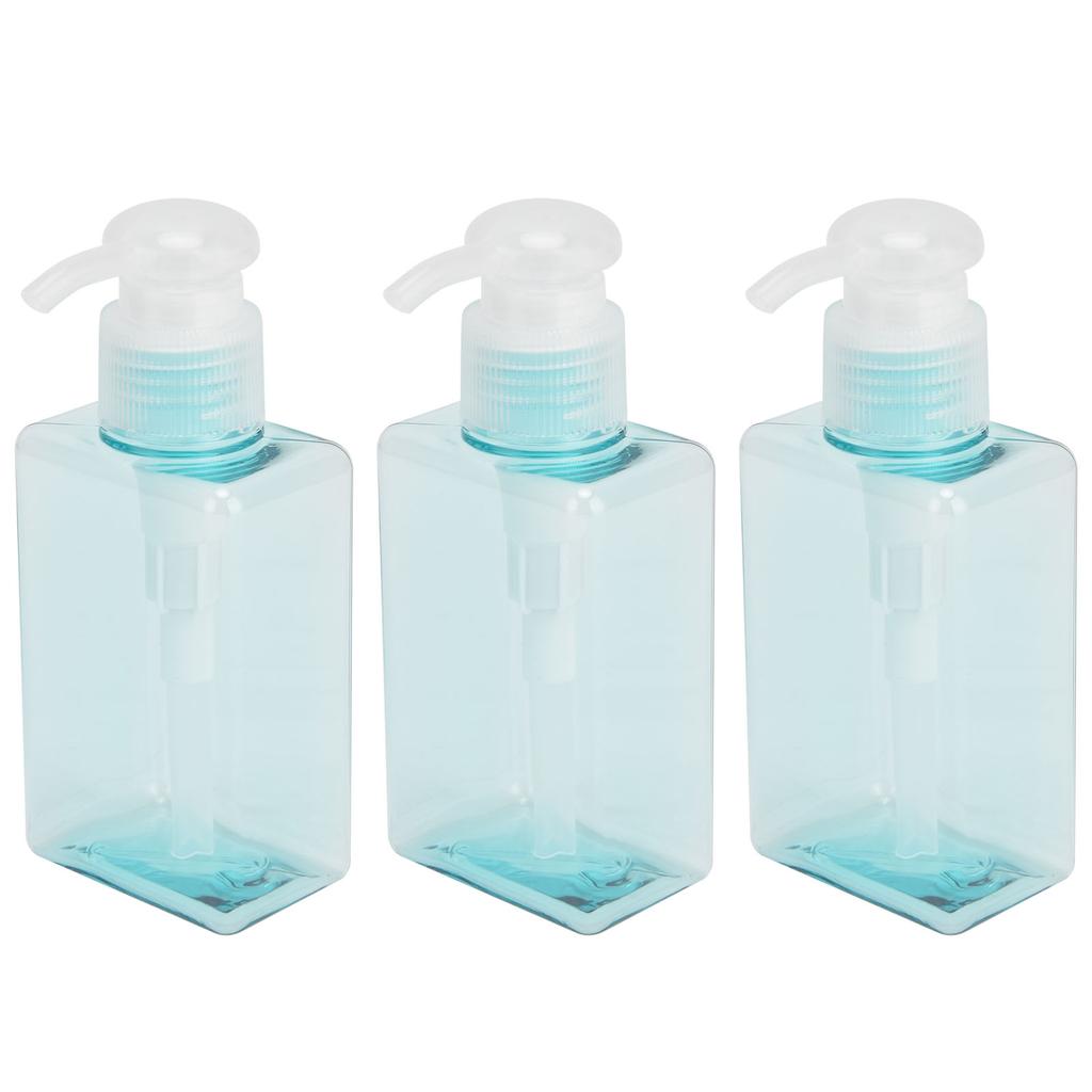 3PCS 100ml Pump Bottle Plastic Empty Soap Dispenser Shampoo Body Wash Lotion Container for Travel
