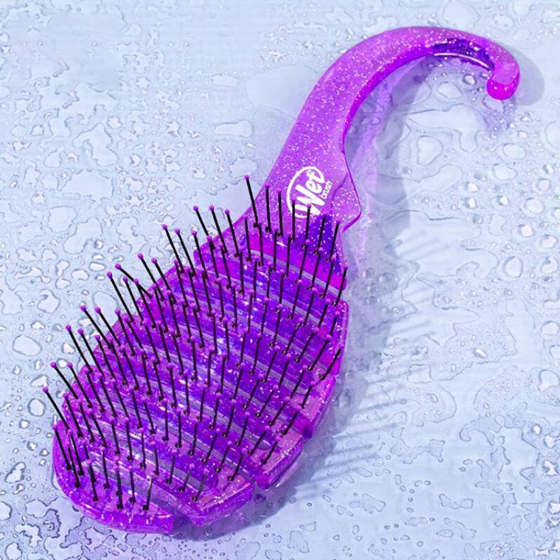 Hairbrush, shower detangler, washable brush, shampoo comb