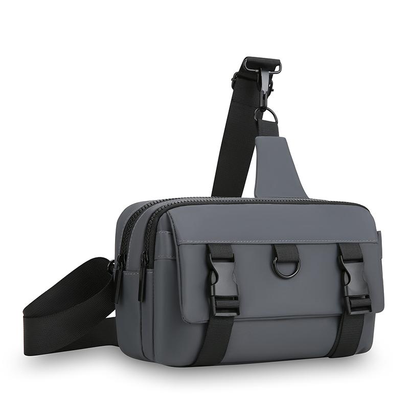Nylon Crossbody Bag for Men Multiple Pockets