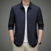 Spring and Autumn New Lapel Short Jacket Jacket Men's Classic Business Casual Simple Jacket Jacket Jacket