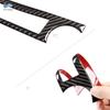 For Honda CRV CR-V 2007 2008 2009 2010 2011 Car Inner Moulding Center Control CD Panel Volume Knob Frame Cover Carbon Fiber Trim