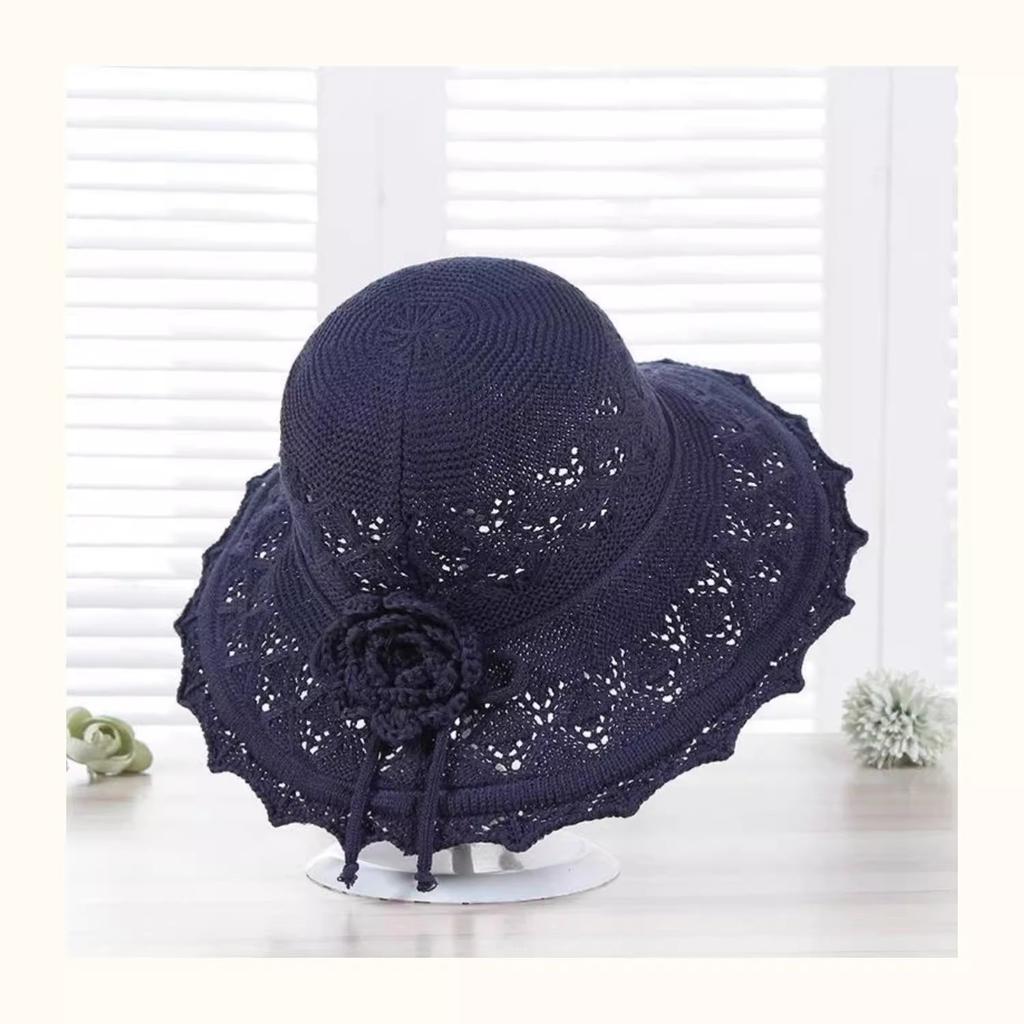 New women's summer sunscreen sun hat foldable outdoor sunshade Korean version big eaves beach mother cool hat basin hat