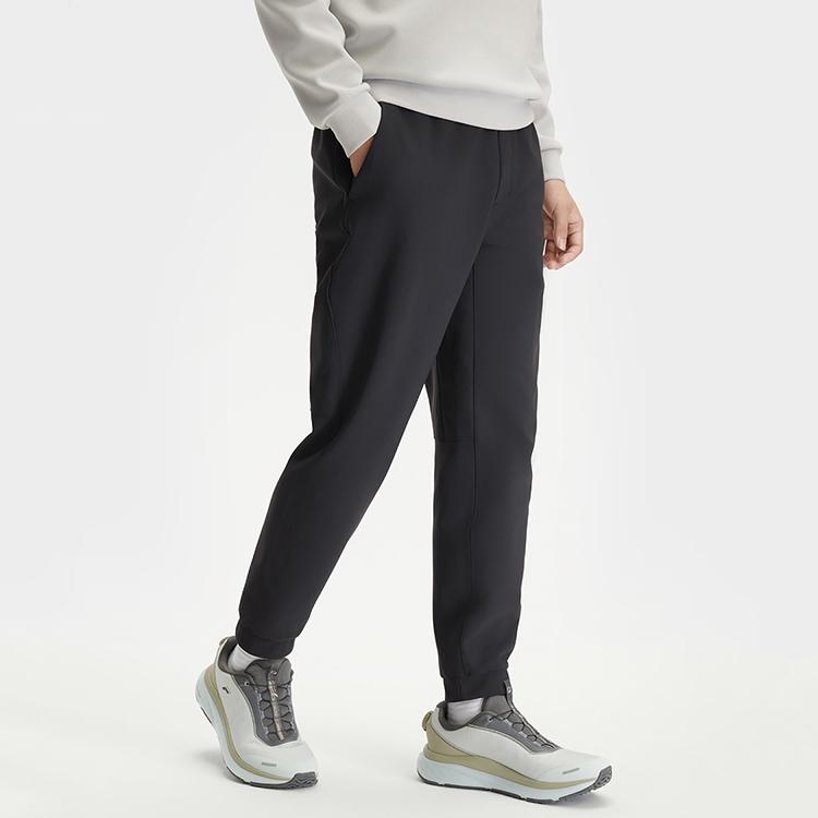 New FILA Knitted Sweatpants Men's Pitch Black A11M441607FBK