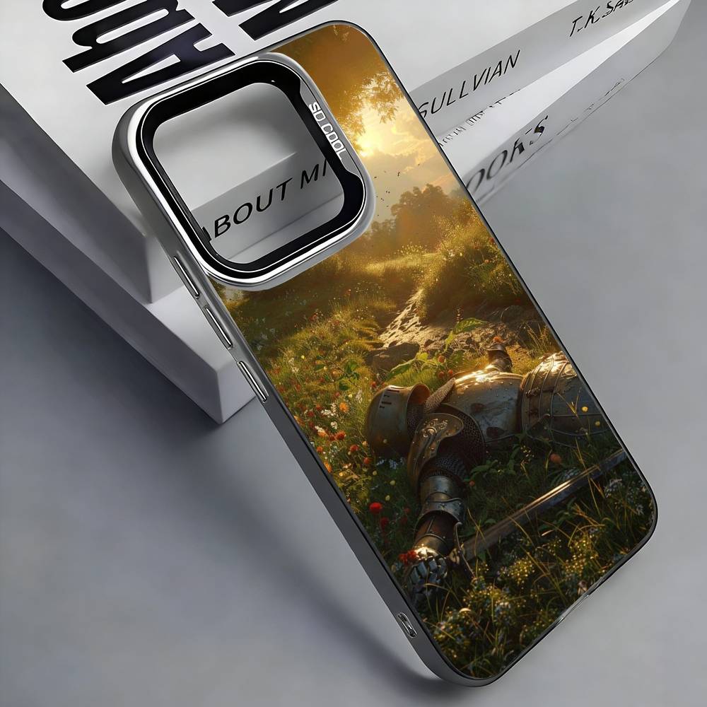 

K-Kingdom C-Come D-Deliverance Phone Case For iPhone 17,16,15,14,13,12,11 Plus,Pro Max,Colored Silver Phone Case iPhone16se4