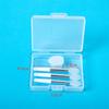 3pcs Silicone Lip Balms Lip Mask Brush With Sucker Dust Cover Lipstick Cosmetic Makeup Brushes Lipstick Brush With Storage Box