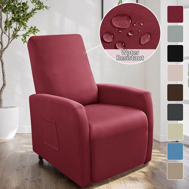 1pc Waterproof Recliner Sofa Cover Non-slip Sofa Covers For Living Room Single Sofa Chair Couch Cover Home Armchair Covers