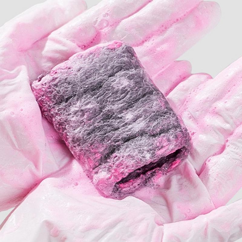 Steel Wool Soap Pads Metal Scouring Cleaning Pads for Dish Non Scratch Home Cleaning Scrubber for Tiles Glass Tableware Pots