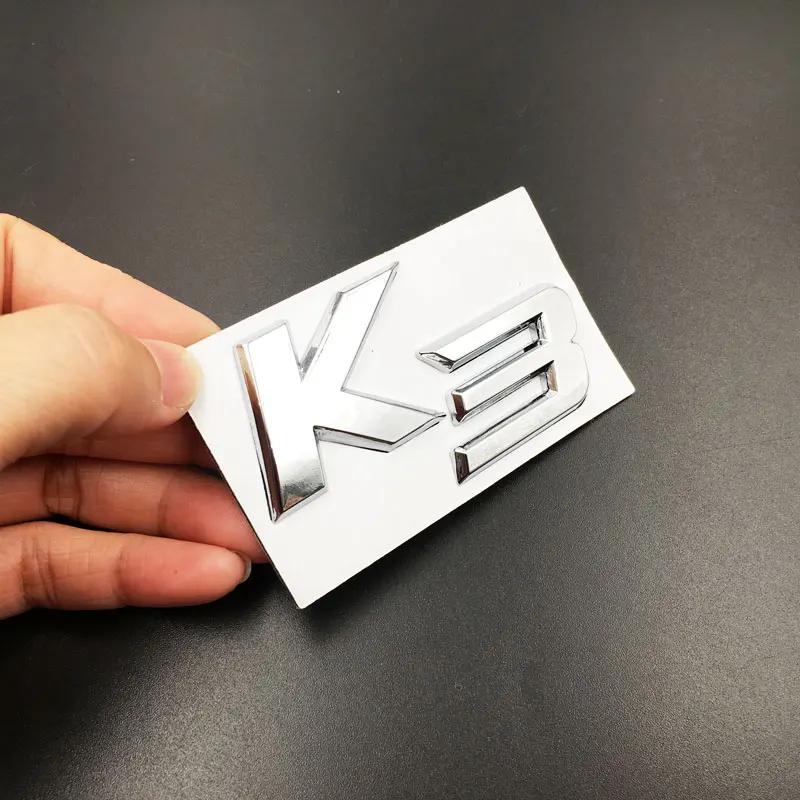 AAAGT1 NEW 1PCS 3D Metal Car Styling Sticker For KIA K2 K3 K4 K5 KX7 Car Tail Car Trunk Front Door Side Emblem Sticker