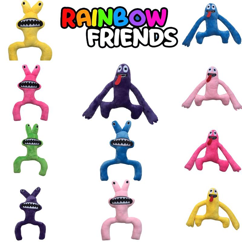 Friends Roblox Rainbow Plush Toy Pink Frog Stuffed Doll Kids Baby Xmas Gifts