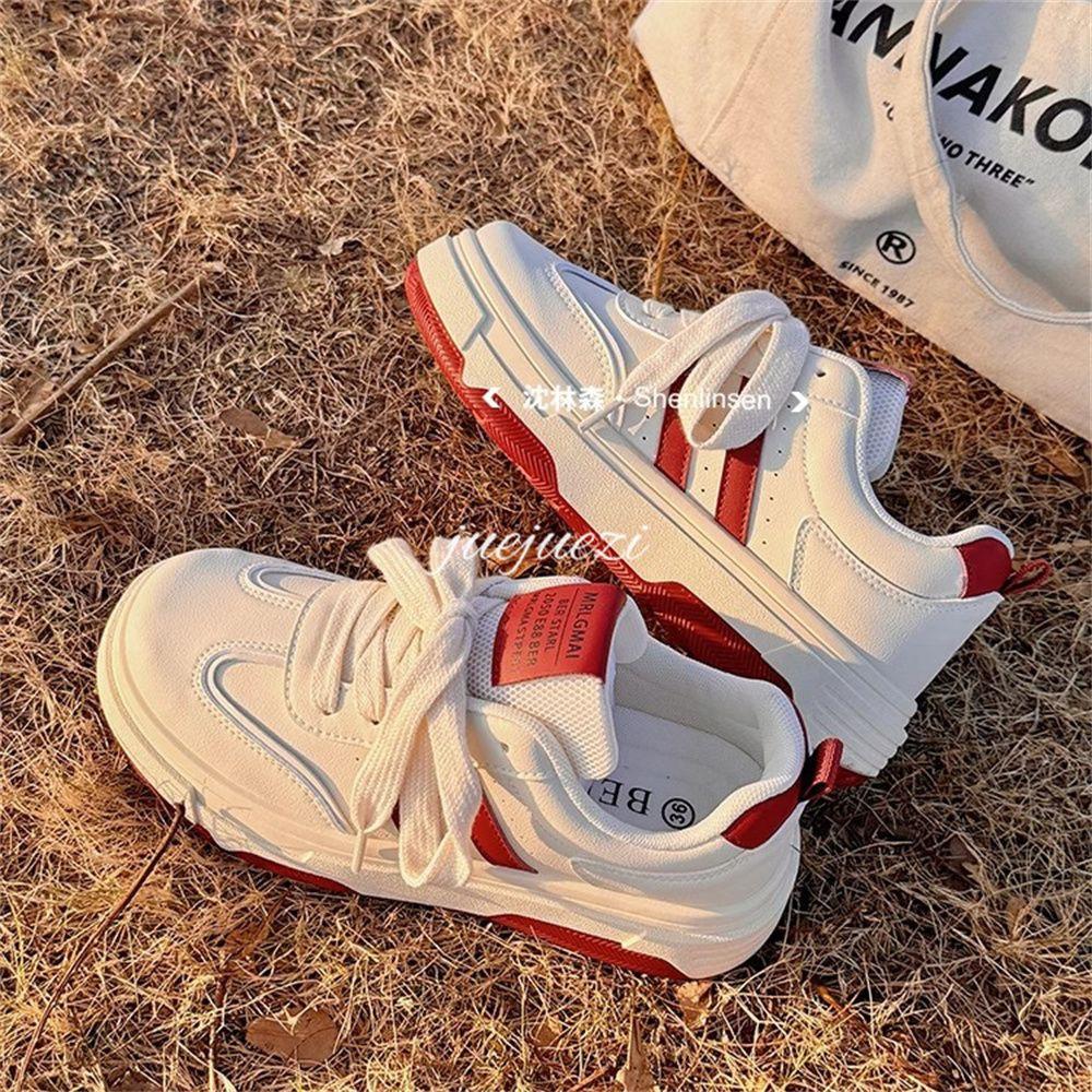 High Value 22 Autumn New Sports Shoes Niche Casual Shoes Platform Heightening Board Shoes