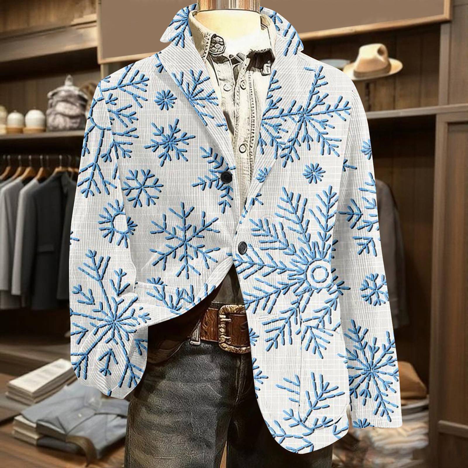 

Чоловічий потворний різдвяний вельветовий теплий піджак-кардиган з кишенями, чоловічий повсякденний костюм XXXL