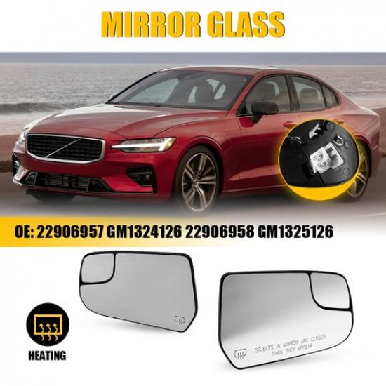 For 2010-2017 Chevrolet Equinox/GMC Terrain Heated Driver Passenger Mirror Glass