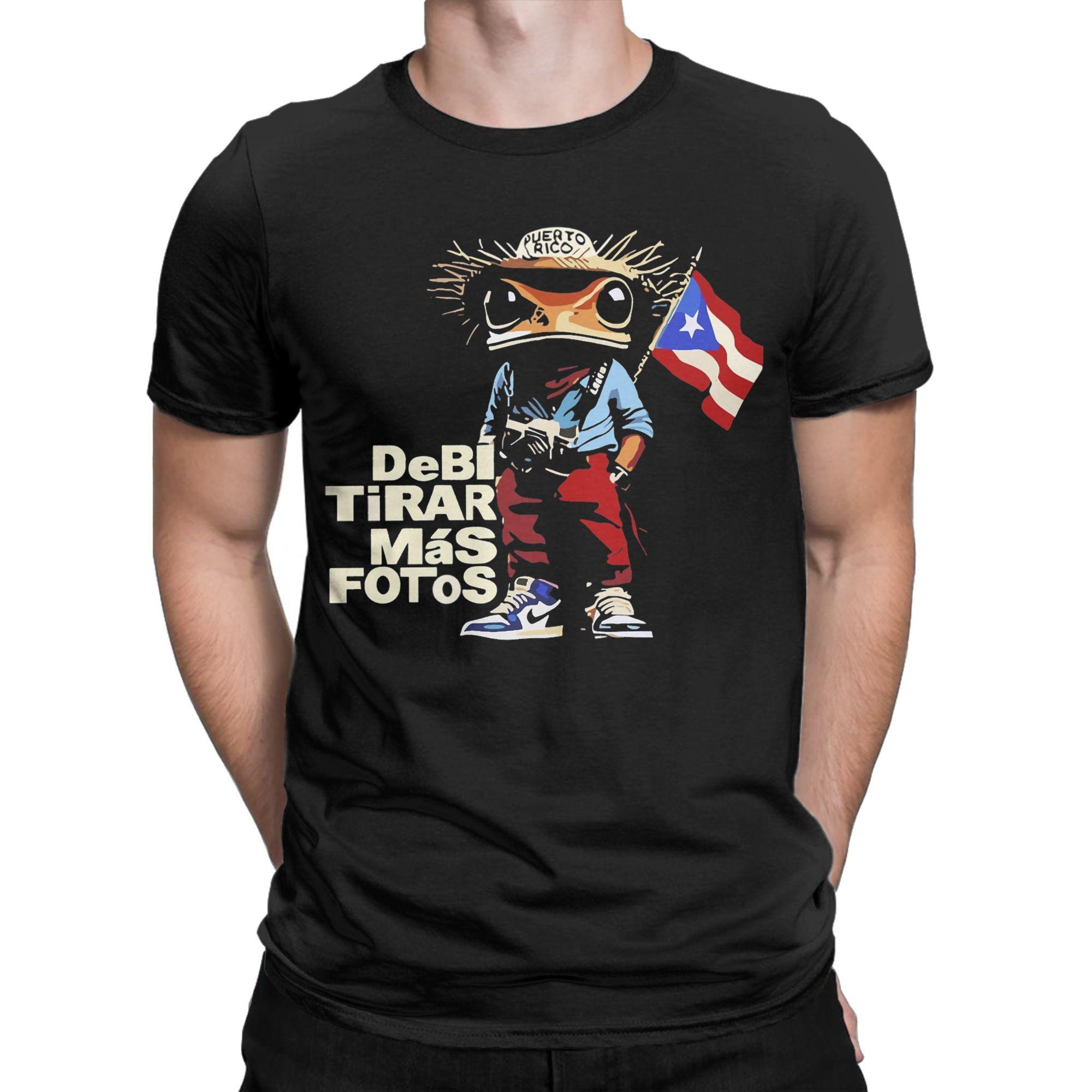 

Men T-Shirt Art Bad Bunny Debi Tirar Mas Fotos Funny 100% Cotton Tee Shirt Short Sleeve T Shirt Round Neck Tops New Arrival ... S разноцветный