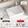 TLXT Rectangular Countertop Basin with Left Washboard