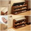 Shoe Cabinet Stool Upholstered Flip Top Shoe Storage Bench Entryway Hallway Cushion Seat Removable Shoe Rack Organizer Furniture