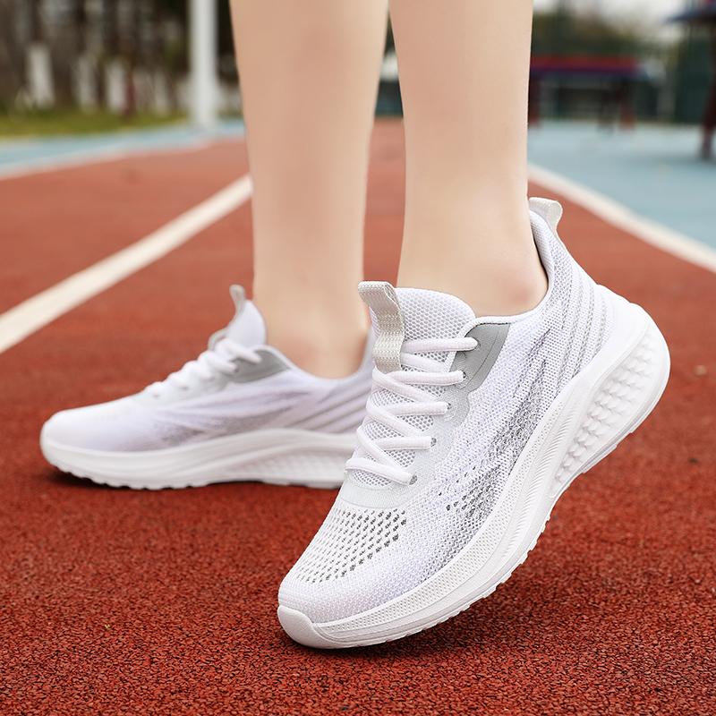 Shoes For Woman Platform Sports Shock-Absorbing Strap Outdoor Training Wear-Resistant Thick Soled Couple'S Fashion Running Shoes