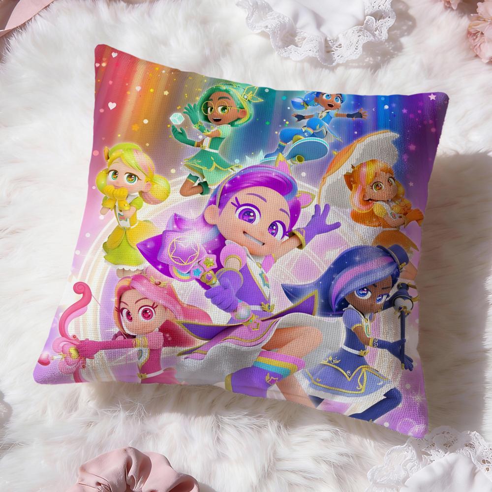 anime r-Rainbow Bubblegem Cushion Cover Premium Comfort Reversible Pillow Cove -Two in One Design for Any Room & Car Interior