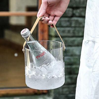 Secchiello per ghiaccio e vaso portatile in acrilico stellato