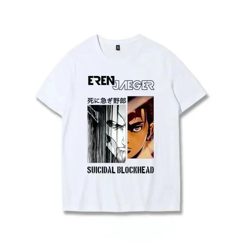 Japanese Anime T Shirt Scouting Legion Clothes Shingeki No Kyojin Tee Shirt Attack On Titan Giant Short-sleeve T-shir Men Women