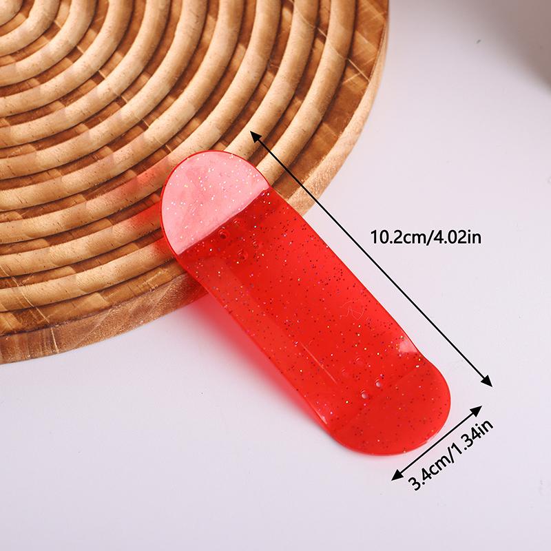 Mini Glow In Dark Finger Skateboard Luminous Fingerboard Deck Toy Kids Stress Relief Toys For Adult Children Gifts