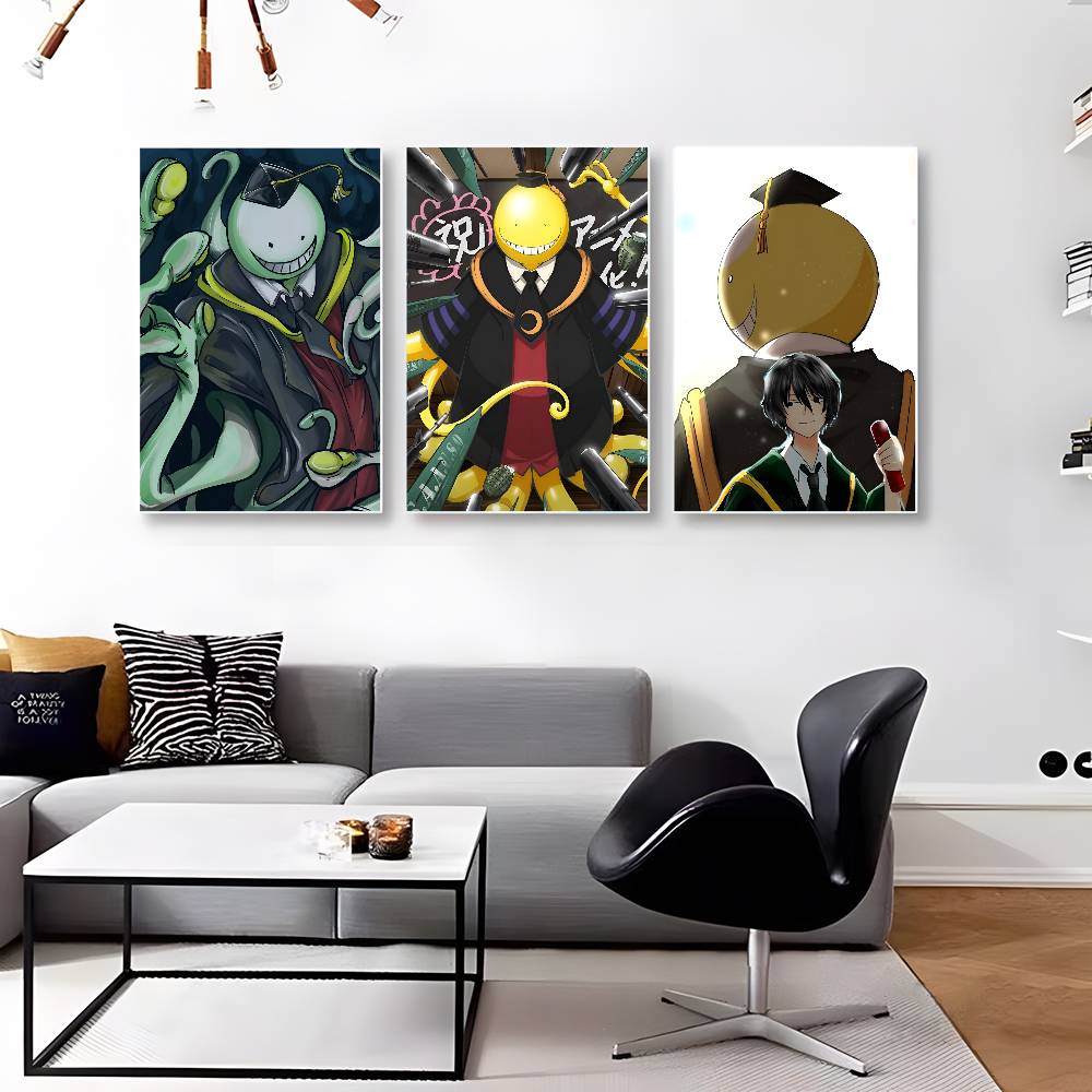 A-Assassination Classroom Poster Sticker Print Waterproof Wall Art For Living Room Bedroom Home Decor