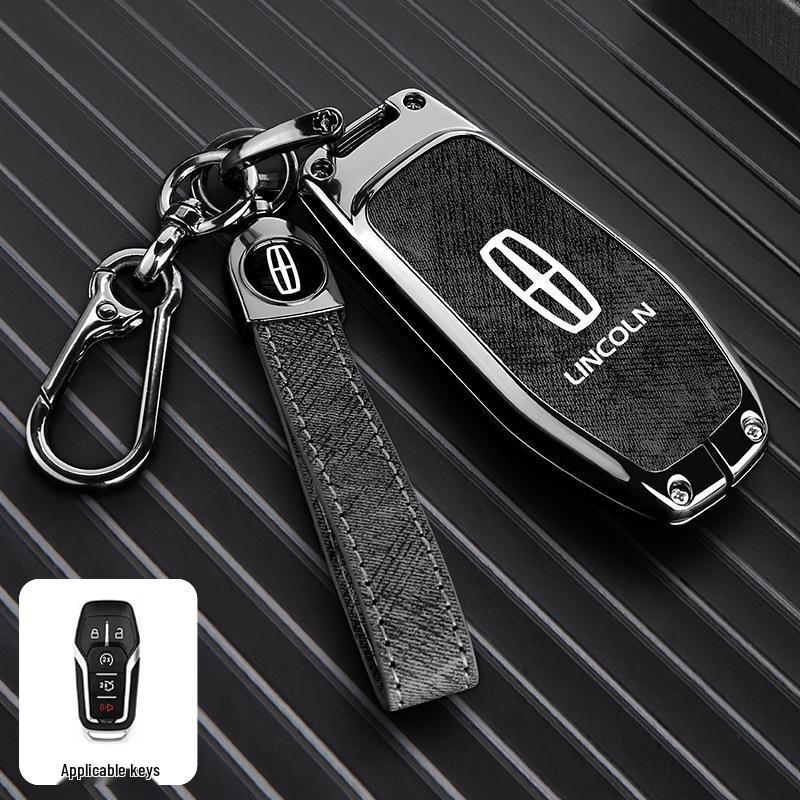 Lincoln Adventure Key Case: Fits Navigator, Aviator, MKZ, Continental, MKC, MKX Models