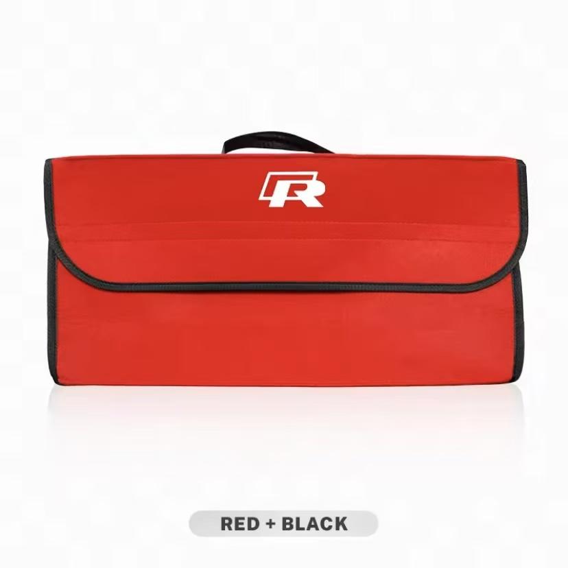 Car Trunk Organizer Box Large Capacity Folding Storage Bag For VW Tiguan Golf Polo GTI GTD CC Touran Beetle Arteon Jetta Hub Cap