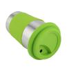 Lightweight 304 Steel Beer Cup Rolled Edge Single Layer Coffee Mug Silicone 500ml Outdoor Cup Beer Drinking