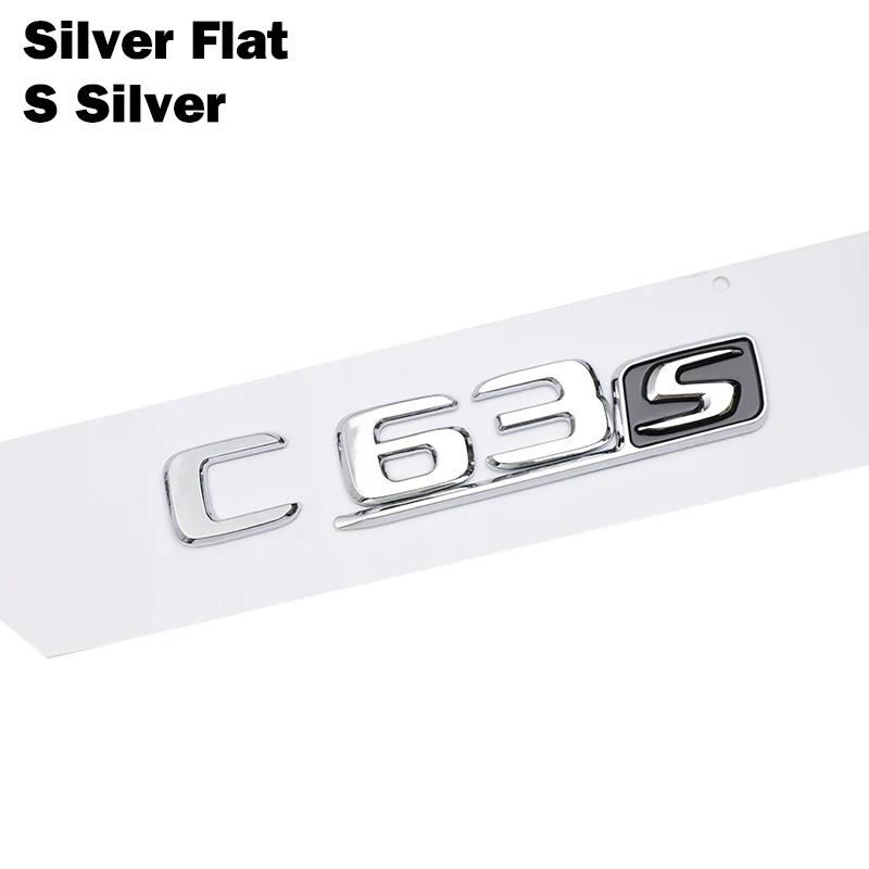 Auto-Tuning Für Mercedes Benz AMG C-Klasse W204 W205 C63 C63S Buchstabenlogo 3D ABS Aufkleber Auto Heckklappe Emblem Namensschild Aufkleber