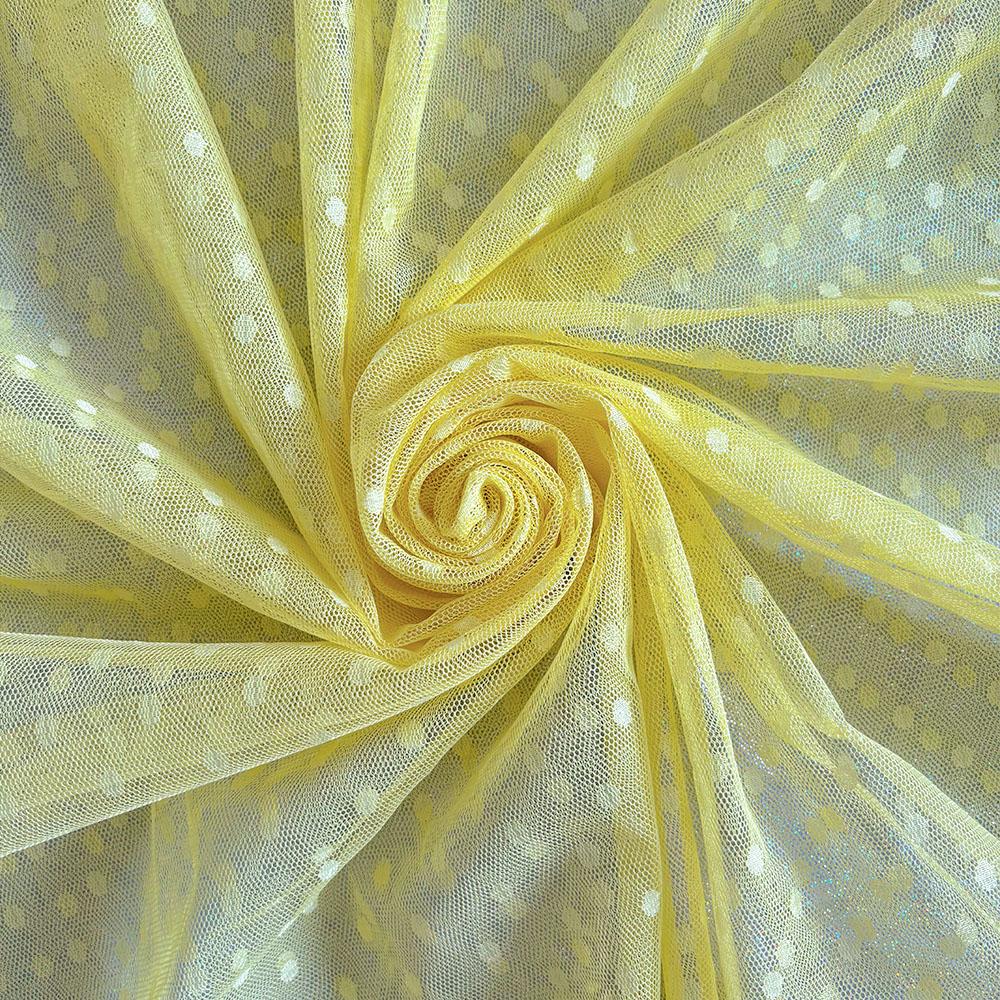 100X150cm Lace Mesh Dot Jacquard Fabric Tulle For Women Dress Clothing DIY Mosquito Polyester Net Patchwork Needlework Materials