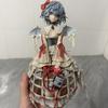 Touhou Project Remilia Scarlet Gothic Krankenschwester Figur Anime Actionfigur 25cm/9.84Zoll Beweglich PVC Sammlermodell Spielzeug Geschenk