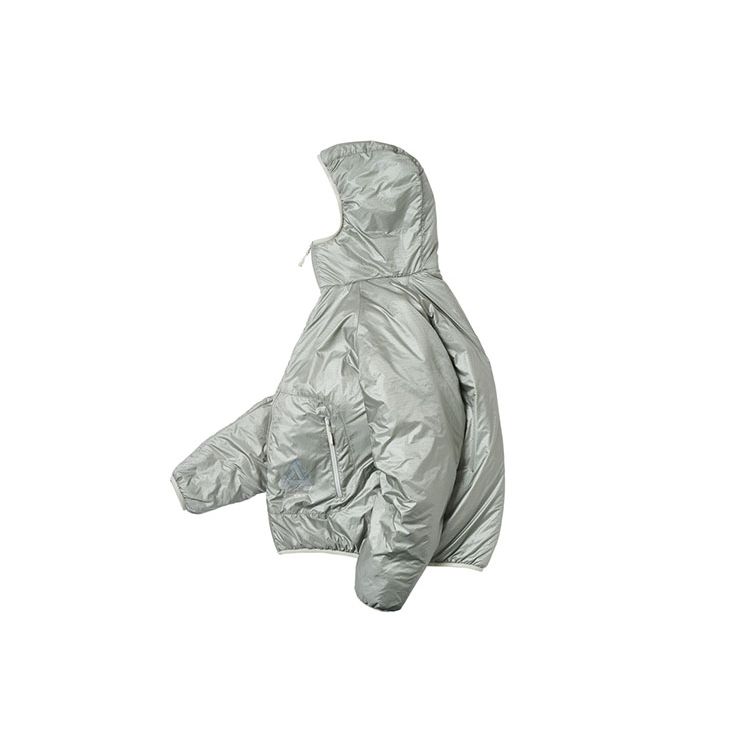 Palace Kurtka pikowana Pertex Szara Unisex Odzież wierzchnia P25JK011