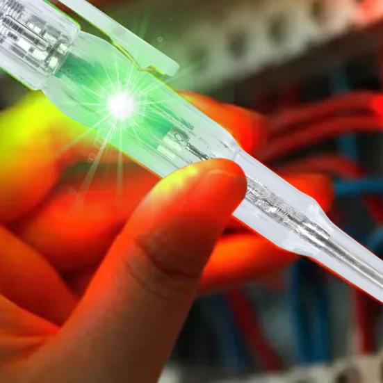 Inteligentny długopis do testowania napięcia z przyciskiem autotestu Podwójne światła LED Lokalizator przerwy w obwodzie Końcówka śrubokręta Długopis do wykrywania napięcia