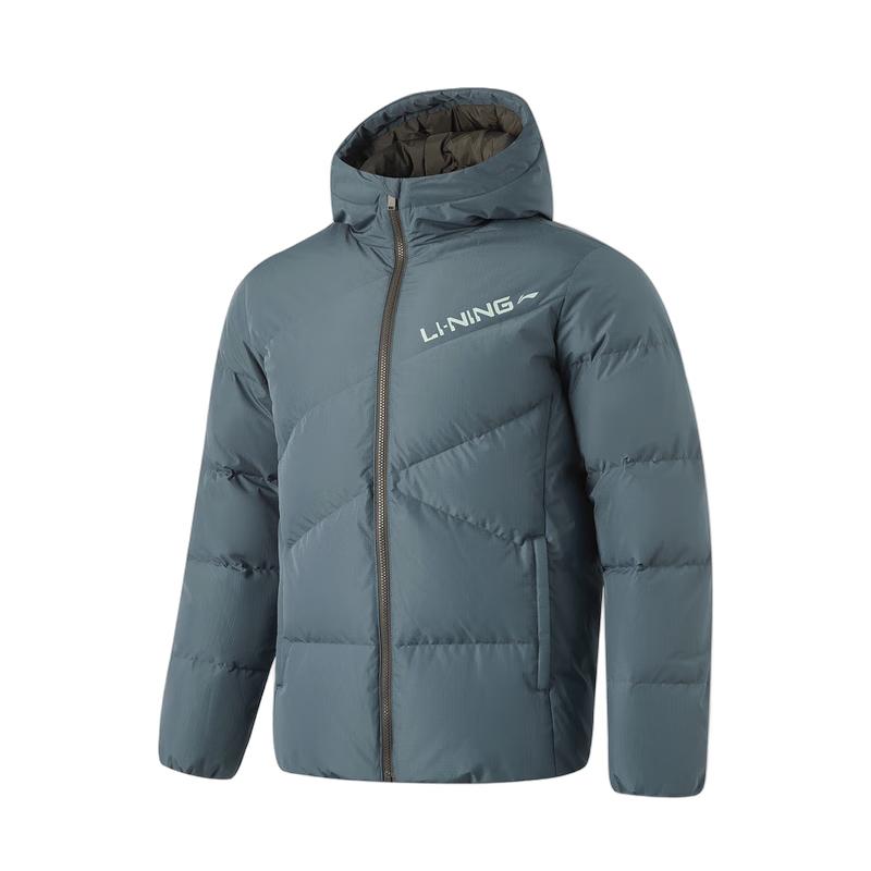 Мужская короткая водоотталкивающая пуховая куртка с капюшоном Li-Ning AYMV767 XXL