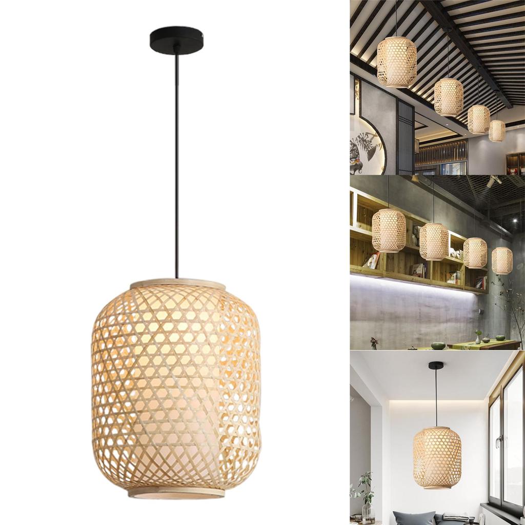 Elegant Bamboo Pendant Light Fixture for Home Decor